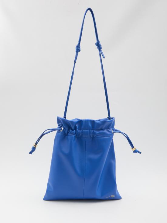 26SS 셀린느 스몰 크리스탈 램스킨 파우치 123662J79 BLUE