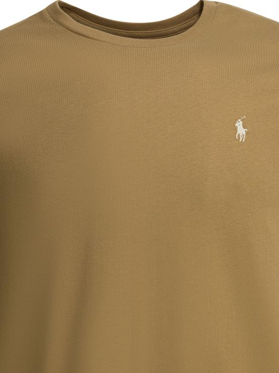 26SS 폴로 랄프로렌 포니로고 자수 반팔 티셔츠 710671438329CAFE TAN Brown - POLO RALPH LAUREN
