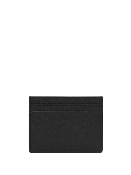 26SS 생로랑 그랑 드 뿌드르 엠보스드 레더 카드 케이스 375946BTY0N1000 Black - SAINT LAURENT