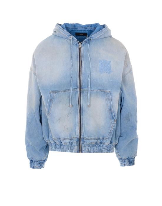 26SS 아미리 긴팔 티셔츠 OUJA1037 PERFECT ANTIQUE INDIGO Blue