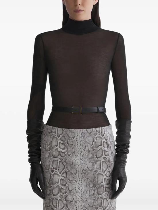 26SS 뮈글러 긴팔 티셔츠 26P3TO08432031 1999 Black