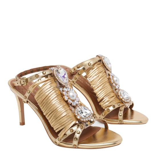 26SS 커트가이거 힐/펌프스 5387261189 GOLD Golden - KURT GEIGER