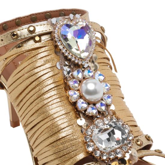 26SS 커트가이거 힐/펌프스 5387261189 GOLD Golden - KURT GEIGER