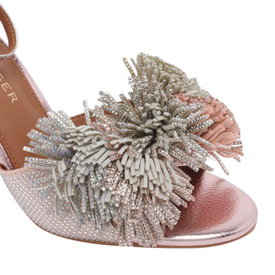 26SS 커트가이거 힐/펌프스 4366165209 METAL COMB Pink - KURT GEIGER
