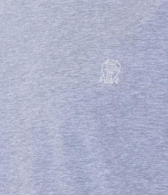 26SS 브루넬로 쿠치넬리 반팔 티셔츠 M0B137451G CQ087 Grey - BRUNELLO CUCINELLI