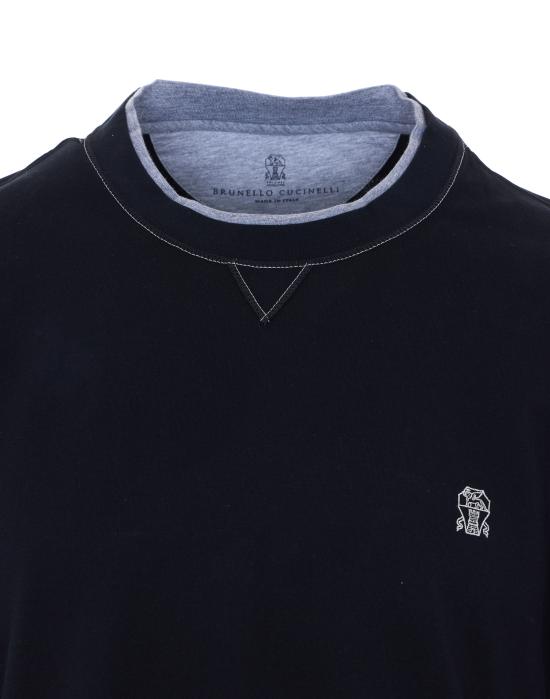 26SS 브루넬로 쿠치넬리 반팔 티셔츠 M0B137451G CCB75 Black - BRUNELLO CUCINELLI