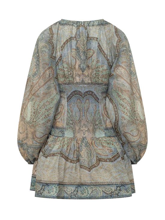 26SS 짐머만 숏 원피스 5515DRS262 TPBL TAPESTRY BLUE - ZIMMERMANN