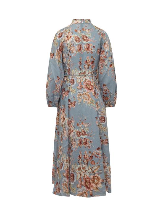 26SS 짐머만 롱 원피스 2354DRS261 CFLR CHAMBRAY FLORAL - ZIMMERMANN