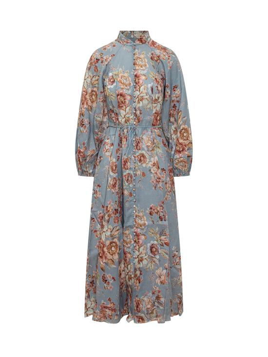 26SS 짐머만 롱 원피스 2354DRS261 CFLR CHAMBRAY FLORAL