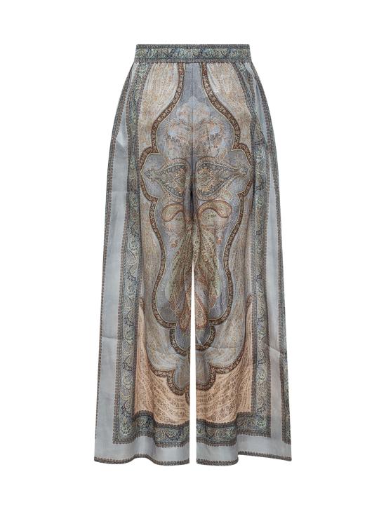 26SS 짐머만 스트레이트 팬츠 5580PRS262 TPBL TAPESTRY BLUE - ZIMMERMANN