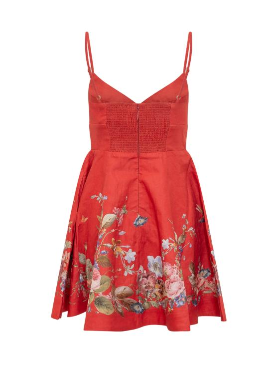 26SS 짐머만 숏 원피스 5963DRS264 REFL RED FLORAL - ZIMMERMANN