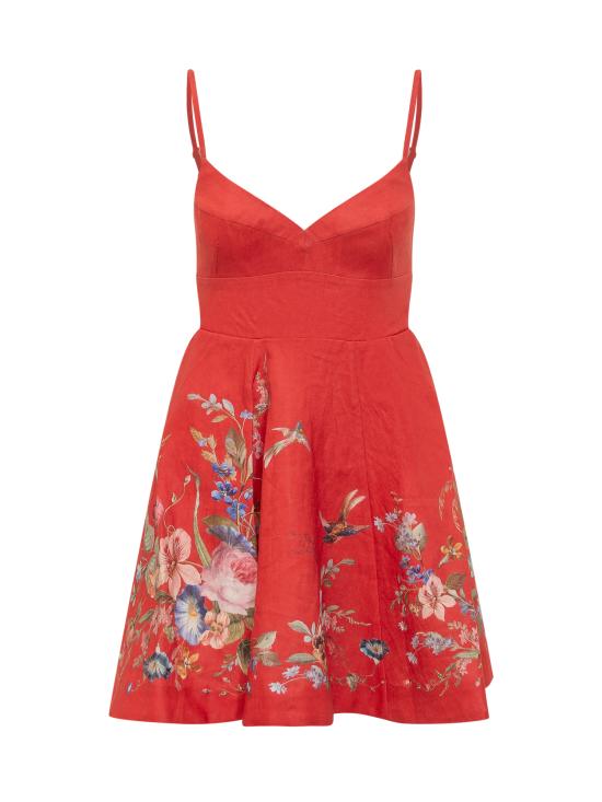 26SS 짐머만 숏 원피스 5963DRS264 REFL RED FLORAL