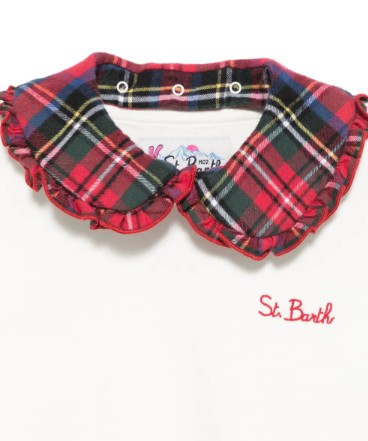 25FW [키즈] 세인트바쓰 트레이닝 상의 COLEEN 00621G Tartan - MC2 SAINT BARTH