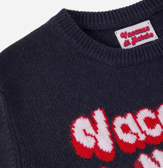 25FW [키즈] 세인트바쓰 캐시미어 니트 DOUGLAS 00013I VACANZE LOGO 6141 - MC2 SAINT BARTH