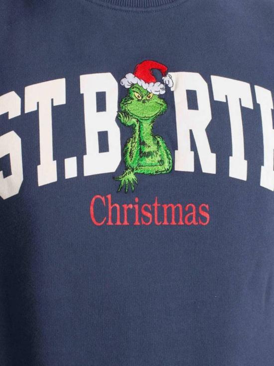 25FW [키즈] 세인트바쓰 트레이닝 상의 HUTTON 01737I Sb grinch 61 emb - MC2 SAINT BARTH