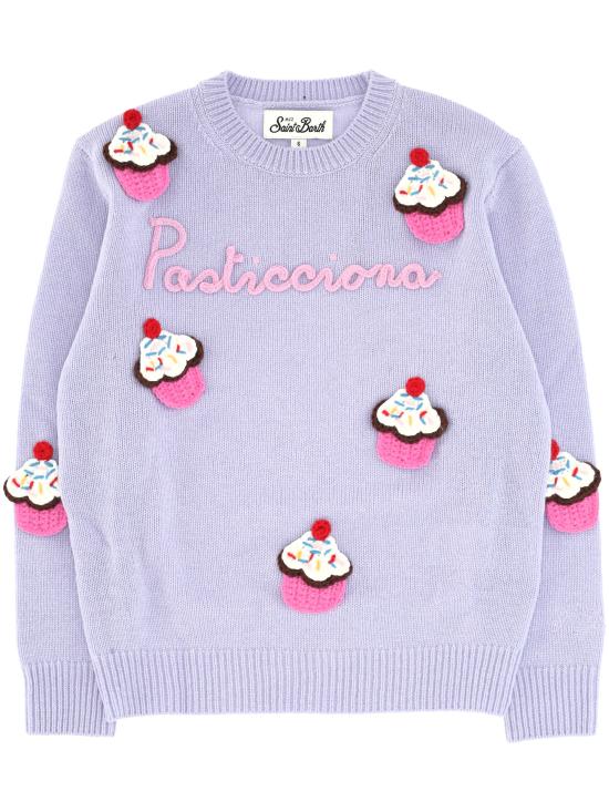 25FW [키즈] 세인트바쓰 캐시미어 니트 PRINCESS 02379I Pasticciona 24 patch