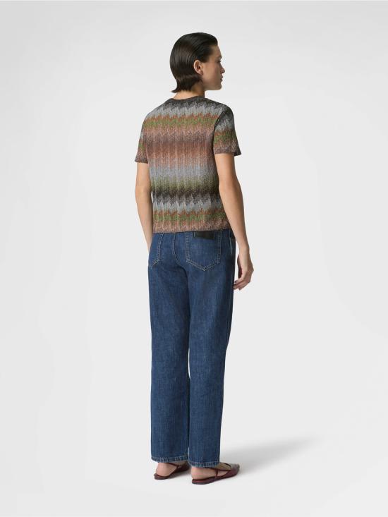 26SS 미소니 반팔 티셔츠 DS26SL01BR014S SM9YM MULTICOLOR TONES - MISSONI