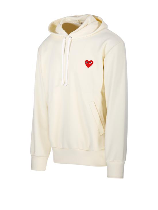 26SS 꼼데가르송 후드 티셔츠 AXT174 3 IVORY - COMME DES GARCONS