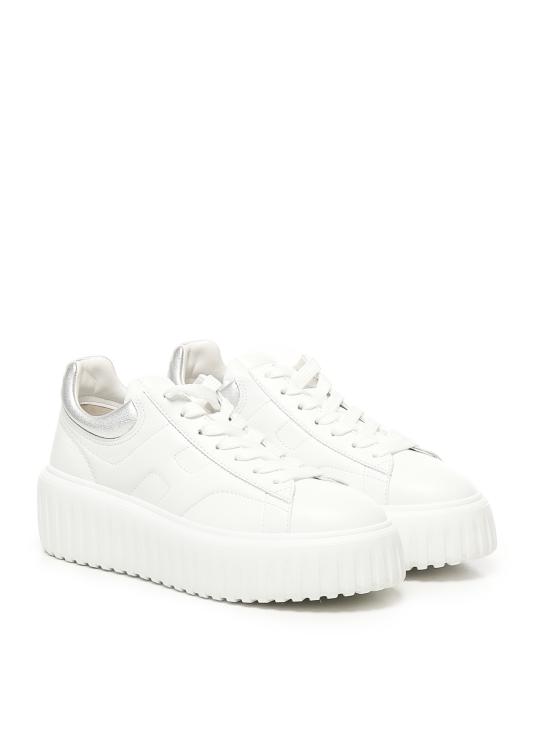 26SS 호간 H-스트라이프 스니커즈 HXW6450FC60KU0 0351 White - HOGAN