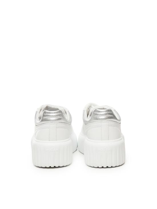 26SS 호간 H-스트라이프 스니커즈 HXW6450FC60KU0 0351 White - HOGAN