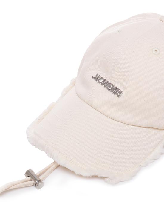 25FW 자크뮈스 볼캡 ACU00452AW00092 110 Off white - JACQUEMUS