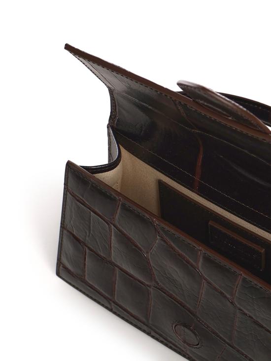 26SS 자크뮈스 라지 밤비노 크로스바디 플랩 백 BAW00007AC07A16 880 DARK BROWN - JACQUEMUS