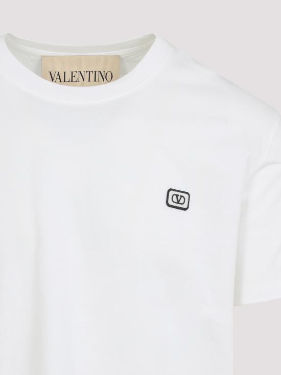 26SS 발렌티노 가라바니 반팔 티셔츠 8V3MG10VAQ8 A03 White - VALENTINO GARAVANI