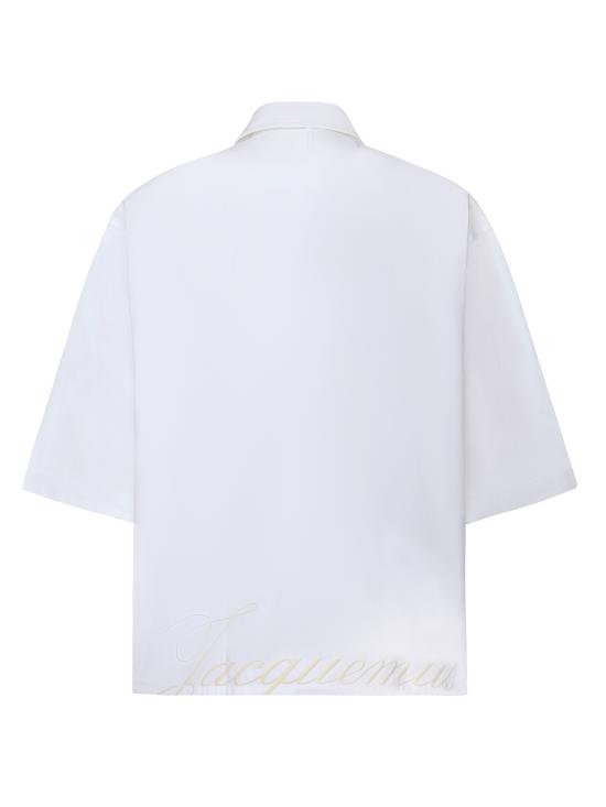 26SS 자크뮈스 반팔 셔츠 SHM00591AW00648 100 White - JACQUEMUS