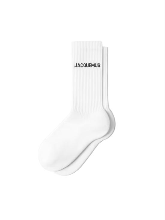 26SS 자크뮈스 양말 ACU00003AY00001 100 White - JACQUEMUS