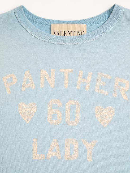 26SS 발렌티노 가라바니 반팔 티셔츠 8B3MG24Y9GL C5Q Clear Blue - VALENTINO GARAVANI