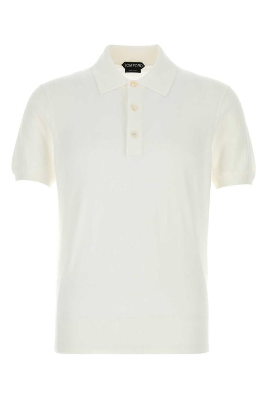 26SS 톰포드 폴로 티셔츠 KPS035YMC040 WAB White