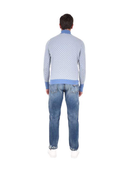 25FW 드루모어 터틀넥 D2K104 Blue - DRUMOHR