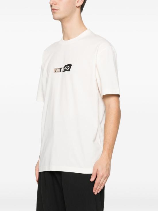 26SS 와이쓰리 반팔 티셔츠 KQ9749 CWHITE Beige - Y-3