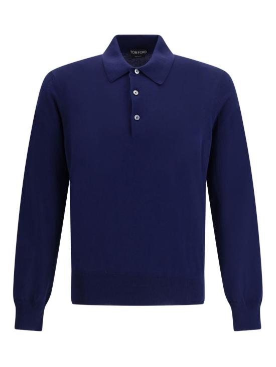 26SS 톰포드 긴팔 티셔츠 KPL050 YMC040UDB Clear Blue - TOMFORD