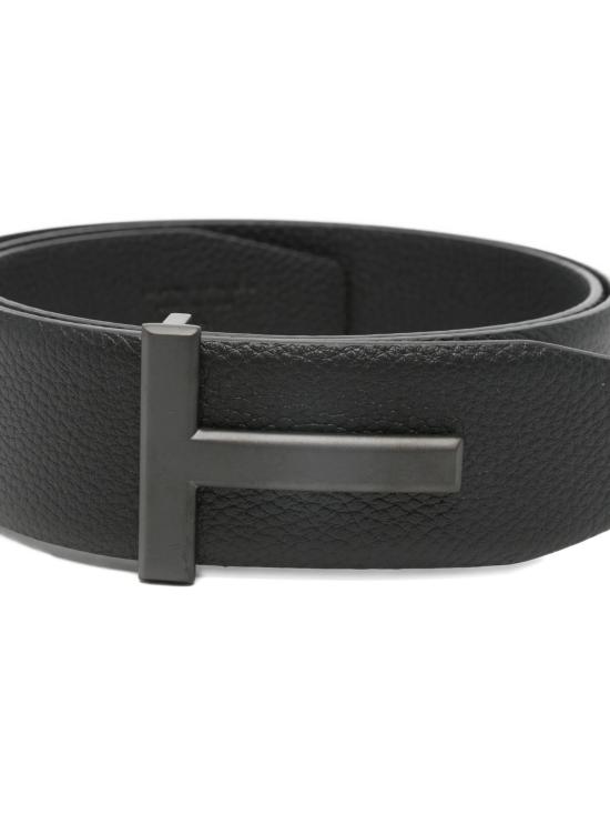 26SS 톰포드 가죽 벨트 TB178 LCL236LNAA Black - TOMFORD