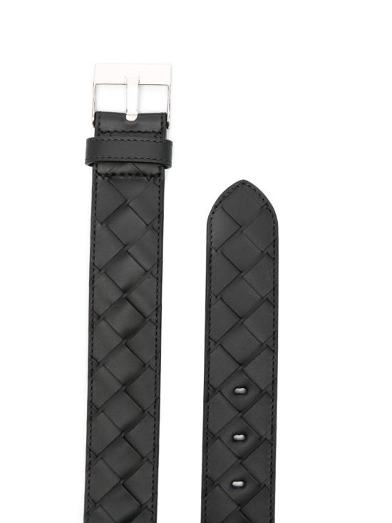 25FW 보테가베네타 가죽 벨트 799046 V4KF18803 Black - BOTTEGA VENETA