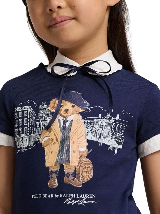 25FW [키즈] 랄프 로렌 티셔츠 312979033 001 Blue - RALPH LAUREN