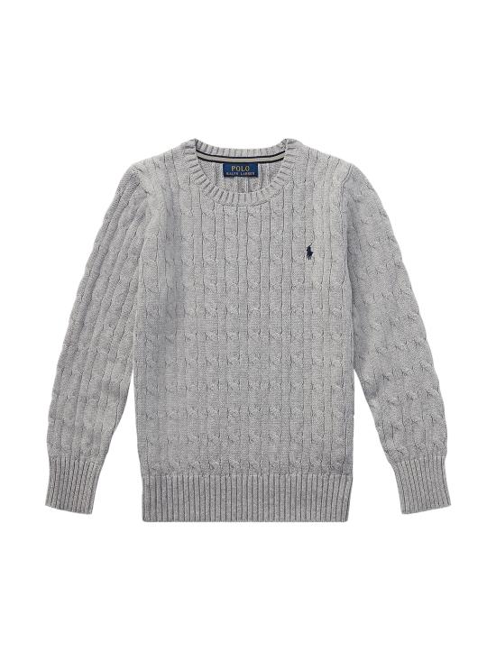 25FW [키즈] 랄프 로렌 캐시미어 니트 323702674 041 Grey