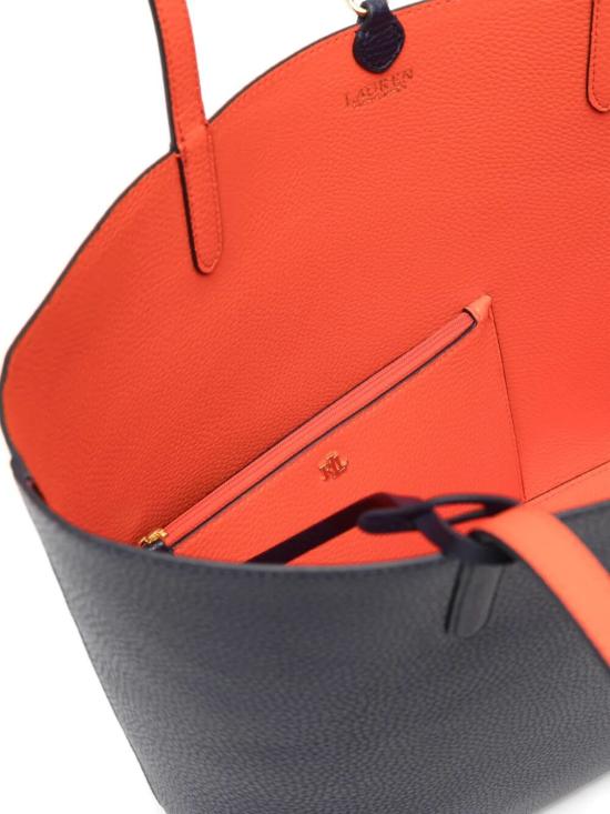 26SS 랄프 로렌 토트백 431795329079 REFINED NAVY DUSK ORANGE - RALPH LAUREN