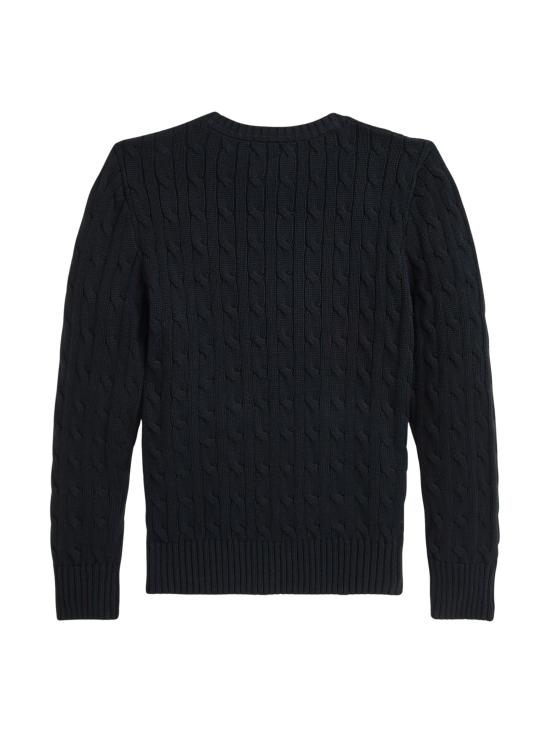 25FW [키즈] 랄프 로렌 캐시미어 니트 323702674 061 Black - RALPH LAUREN