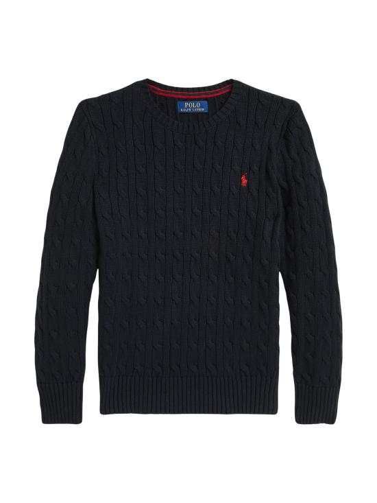 25FW [키즈] 랄프 로렌 캐시미어 니트 323702674 061 Black
