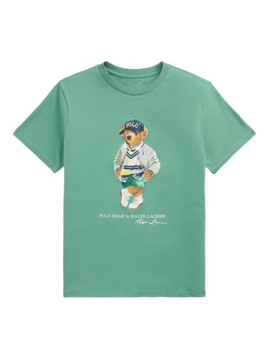 25FW [키즈] 랄프 로렌 티셔츠 323973121 001 Green