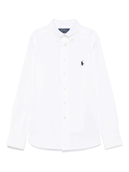 25FW [키즈] 랄프 로렌 셔츠 323819238B 001 White