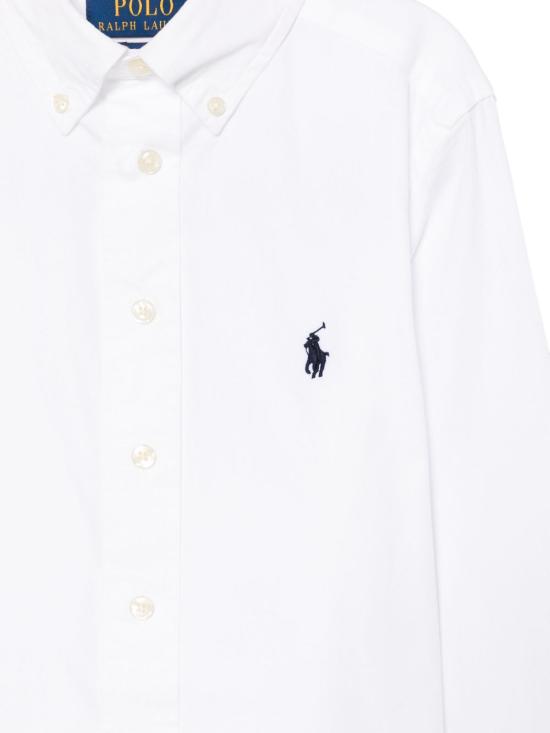 25FW [키즈] 랄프 로렌 셔츠 323819238B 001 White - RALPH LAUREN