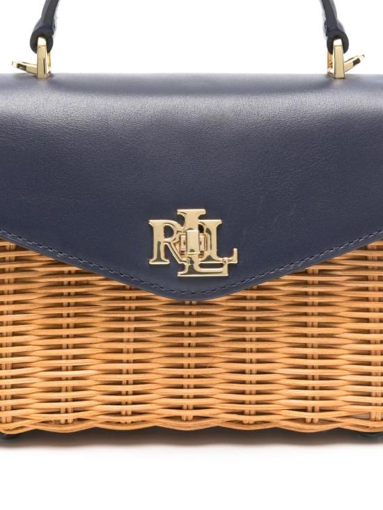 26SS 랄프 로렌 크로스백 431958996002 LIGHT WALLNUT REFINED NAVY - RALPH LAUREN