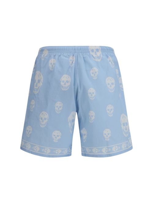 26SS 알렉산더 맥퀸 숏팬츠 847261 4419Q4977 Clear Blue - ALEXANDER MCQUEEN