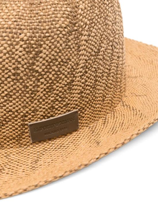 26SS 엠포리오 아르마니 버킷햇 EW004554 AF25340 M6108 BROWN BEIGE - EMPORIO ARMANI