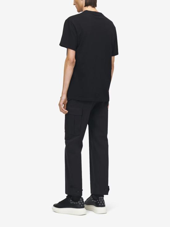 26SS 알렉산더 맥퀸 반팔 티셔츠 857144 QTAEF0555 Black - ALEXANDER MCQUEEN