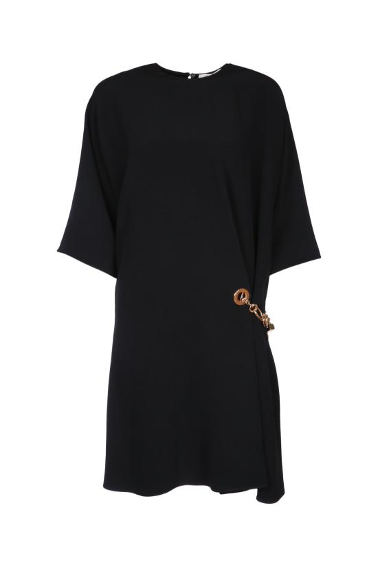 26SS 셀린느 캐디 랩 드레스 RR0K80T25 38NO Black