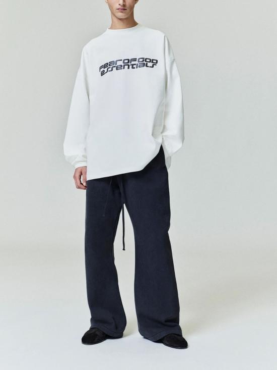 25FW 피어오브갓 긴팔 티셔츠 125HO254543F IVORY Ivory - FEAR OF GOD